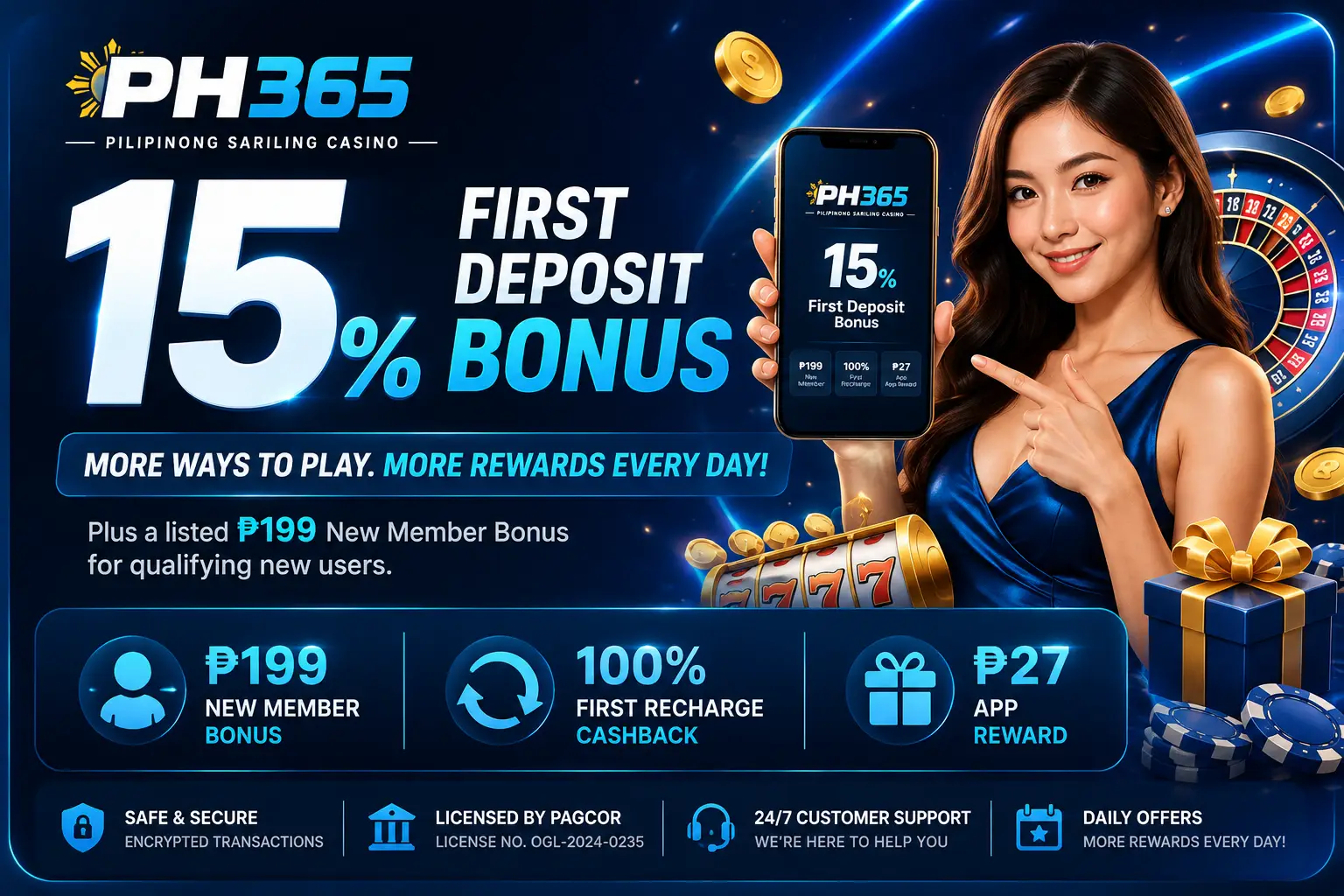 15% Deposit Bonus